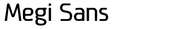 Megi Sans font preview